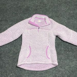 fleece purple hoodie